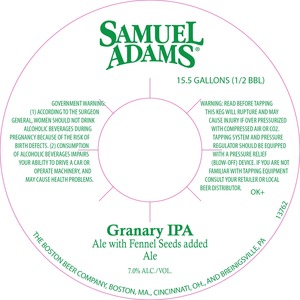 Samuel Adams Granary IPA February 2016