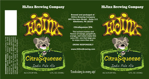 Hijinx Brewing Company Citrasqueeze