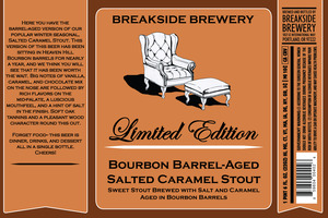 Breakside Brewery Bourbon Barrel-aged Salted Caramel Stout