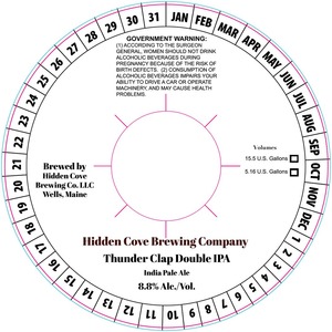 Hidden Cove Brewing Co. Thunder Clap