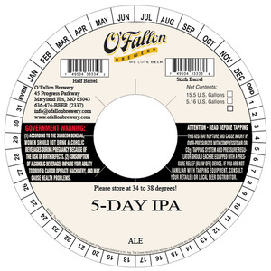 O'fallon 5 Day Ipa 5 Day IPA February 2016