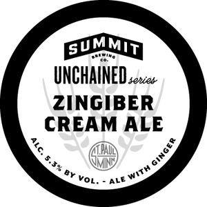 Summit Brewing Company Zingiber Cream Ale February 2016