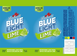 Labatt Blue Light Lime February 2016