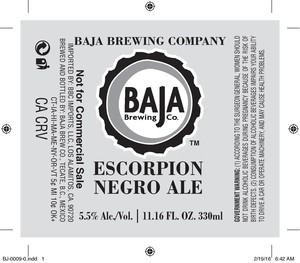 Escorpion Negro Ale February 2016