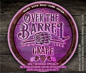 Over The Barrel Grape February 2016