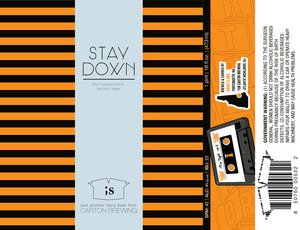 Carton Brewing Stay Down February 2016