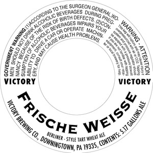Victory Frische Weisse February 2016