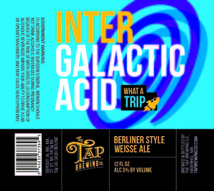 Tap Brewing Company Intergalactic Acid March 2016