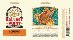 Ballast Point Sculpin February 2016