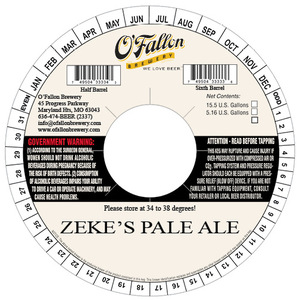 O'fallon Brewery Zeke's Pale Ale