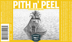 Greenport Harbor Brewing Co. Pith N' Peel Citrus India Pale Ale February 2016