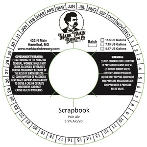 Mark Twain Brewing Company Scrapbook Pale Ale