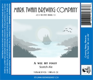 Mark Twain Brewing Comapny A Wee Bit Foggy February 2016