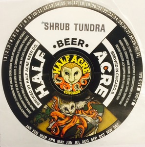 Half Acre Beer Co. Shrub Tundra Keg Collar