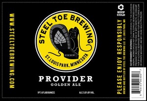 Steel Toe Brewing Provider Golden Ale