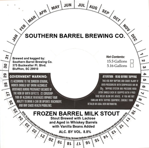 Southern Barrel Brewing Co. Frozen Barrel Milk Stout