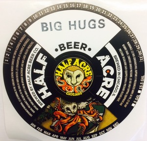 Half Acre Beer Co. Big Hugs Keg Collar