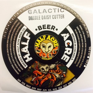 Half Acre Beer Co. Galactic Double Daisy Keg Collar February 2016