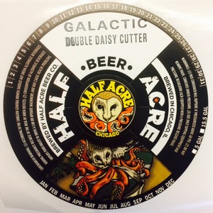 Half Acre Beer Co. Galactic Double Daisy Keg Collar