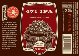 Breckenridge Brewery Barrel 471 IPA Series Double IPA-eureka!