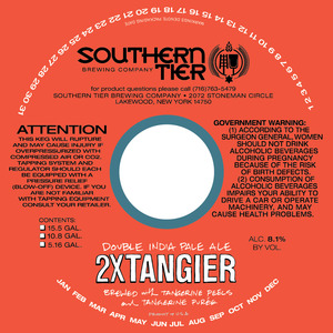 Southern Tier Brewing Company 2xtangier