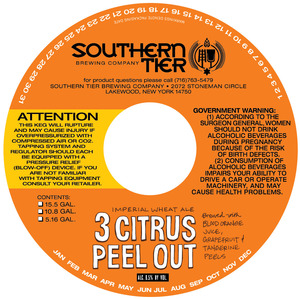 Southern Tier Brewing Company 3 Citrus Peel Out