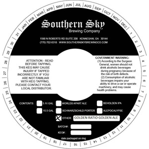 Golden Ratio Golden Ale February 2016