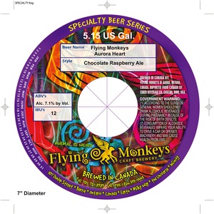 Flying Monkeys Chocolate Raspberry Ale 