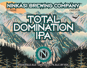 Ninkasi Brewing Company Total Domination IPA February 2016