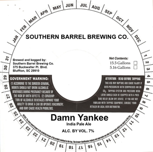 Southern Barrel Brewing Co. Damn Yankee