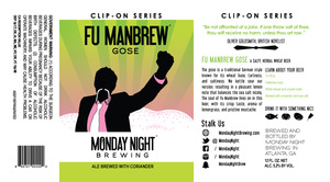 Monday Night Brewing Fu Manbrew Gose