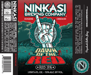 Ninkasi Brewing Company Dawn Of The Red Red IPA