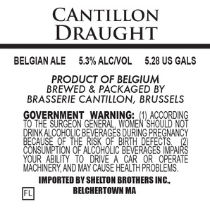 Cantillon Draught February 2016