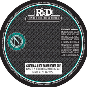 Ninkasi Brewing Company Ginger & Juice Farm House Ale