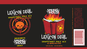 Spring House Brewing Co. Lexicon Devil Grapefruit Pale Ale February 2016