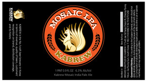 Kabrew Mosaic I.p.a March 2016