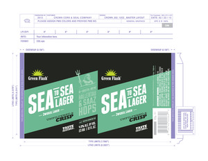 Green Flash Brewing Company Sea To Sea Lager March 2016