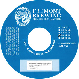 Fremont Brewing Bourbon Barrel Abominable Coffeecinnamon