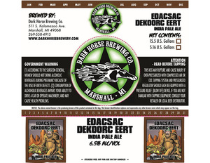 Dark Horse Edacsac Dekoorc Eert