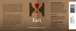 Hill Farmstead Brewery Earl Oatmeal Coffee Stout February 2016