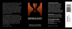 Hill Farmstead Brewery Genealogy Coffee Imperial Stout February 2016
