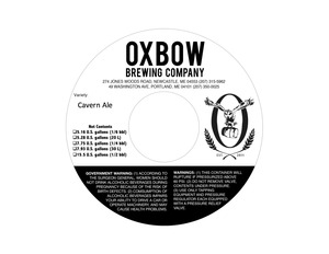 Oxbow Brewing Company Cavern