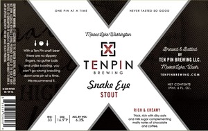 Ten Pin Snake Eye February 2016