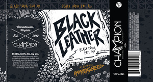 Black Leather Black India Pale Ale February 2016