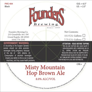 Founders Misty Mountain Hop Brown Ale