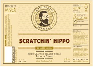 Adelbert's Brewery Scratchin' Hippo