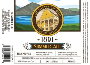 1891 Summer Ale February 2016