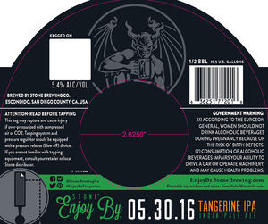 Enjoy By Tangerine Ipa February 2016