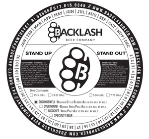 Backlash Beer Company Groundswell