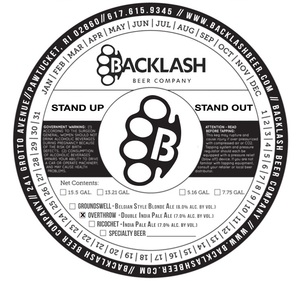 Backlash Beer Company Overthrow